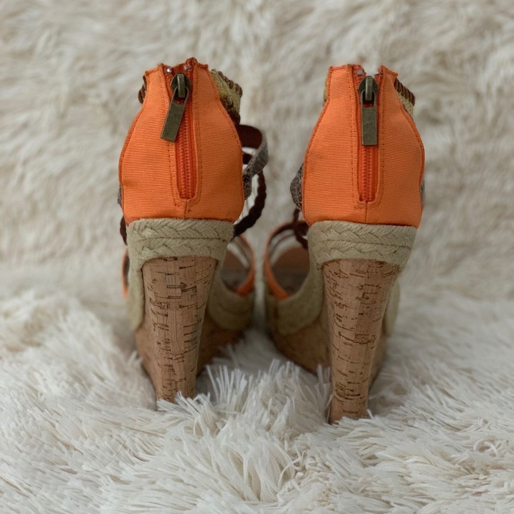 Bamboo multicolor wedges - Picture 3 of 3